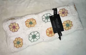 Rachel Zoe handgehäkelte Decke Granny Square Landhaus Kern 50”x60” - Bild 1 von 2