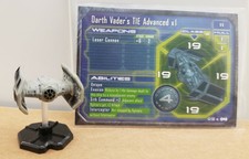 Star Wars Miniatures - Starship Battles: Darth Vader's Tie Advanced x1 #47