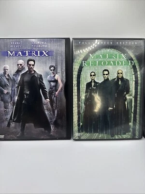 Matrix And Matrix Reloaded DVD Bundle Keanu Reeves - Image 1 of 4