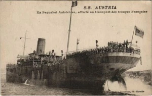 CPA AK S.S. Austria Transport des Troupes Francaises ENVÍOS (1203446) - Imagen 1 de 2