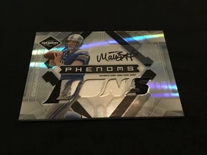 2009 Panini Limited Matthew Stafford Phenoms Rookie Patch Autograph card 020/149 - Bild 1 von 3
