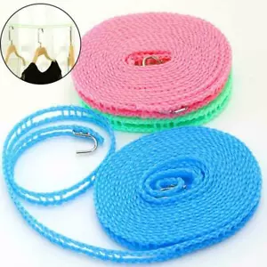 Nylon Hanging Rope Windproof Drying Rope Clothes Hangers To Plastic Easy --us - Picture 1 of 9
