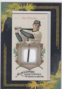Maglia Jim Thome 2008 Topps Allen & Ginter #AGR-JT Relics Chicago White Sox HOF - Foto 1 di 2