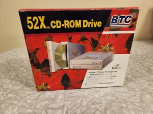 Vintage Windows 52X PC CD-ROM Drive BTC Windows 95/98/ NT - Picture 1 of 18