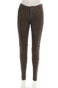 Yaya, 4191D70032 5555 - Broek Yay Skinny Coated Twill W. Zip - Middenkaki - Picture 1 of 3