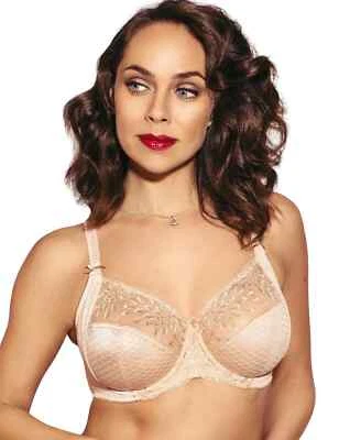 Pour Moi 3829 Sirens Hepburn Biscuit Embroidered Side Support Bra