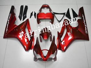 Fit for 2006-2008 Daytona 675 Candy Red ABS Injection Mold Bodywork Fairing Kit - Bild 1 von 5