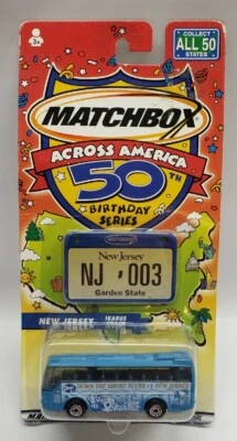 VTG Matchbox Across America Ikarus Coach New Jersey 50th Birthday Series 2001 - Image 1 of 4