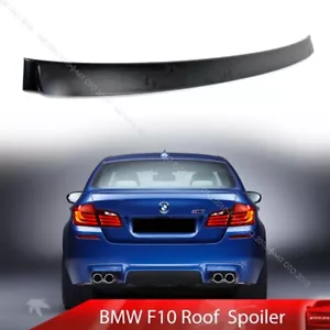 Fit For BMW F10 Sedan A Type Roof Spoiler Rear Wing + F10 Emblem 2010+ - Bild 1 von 5