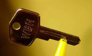 BSA, Norton, Triumph, OIF, WBH, HD Made in England, Ignition KEY BLANK, (1) ONE - Picture 1 of 2