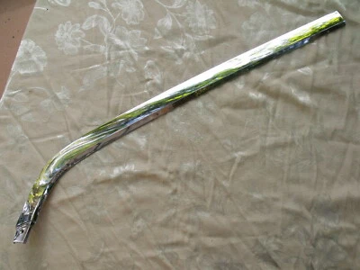 1953 1954 Studebaker 4-Dr Regal Sedans ~ Left Chrome Rear Door Moulding ~ 299019 - Image 1 of 4