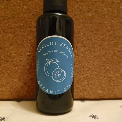 NHR ORGANICS Organic Apricot Kernel Oil Miron Glass Dropper Cold Pressed Apricot Seed Oil
