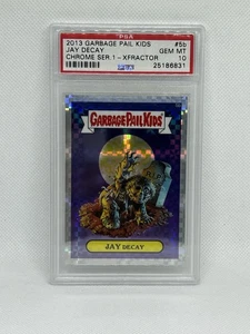 2013 Garbage Pail Kids Chrome Series 1 Jay Decay 5b Xfractor PSA 9 Mint Rare GPK - Picture 1 of 2