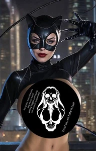 Catwoman ‘89 (NUDE CLOSEUP) Double Sided - Ltd to 100 W/CoA Deviant Nation - Picture 1 of 2