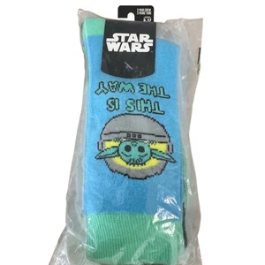 DISNEY STAR WARS 3 Pair of Crew Socks NWT Fits Men's Shoe Size 8 - 12 - Picture 1 of 7