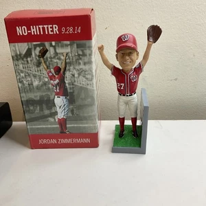 Jordan Zimmermann No-Hitter 2015 Washington Nationals Bobblehead mit Box - Bild 1 von 4
