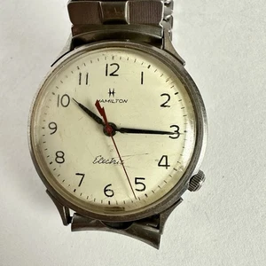 Vintage Hamilton Electric Stainless Steel Watch NOT RUNNING - Picture 1 of 11