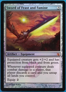 Sword of Feast and Famine FOIL Mirrodin Besieged NM CARD (492410) ABUGames - Picture 1 of 2