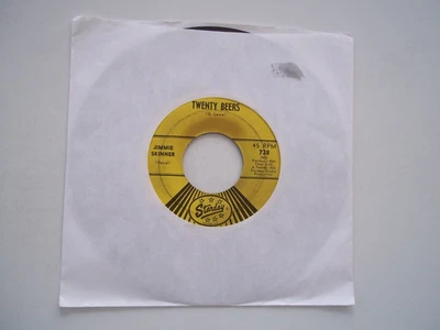 JIMMIE SKINNER - Twenty Beers / To Tell The World - 45 RPM 7" Record STARDAY - Image 1 of 4