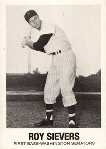 1977 TCMA #43 Roy Sievers Washington Senators Vintage Baseball Card B17:83 - Picture 1 of 2