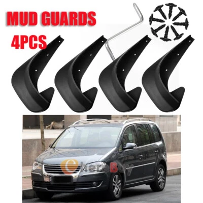 4PCS Universal Car Mud Flaps, Mud Guards, Mudguards Mudflaps with Hardware Kits - Image 1 of 4