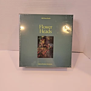 Piecework Puzzles Flower Heads NEW Sealed 500 Piece Puzzle 19x26 - Picture 1 of 5