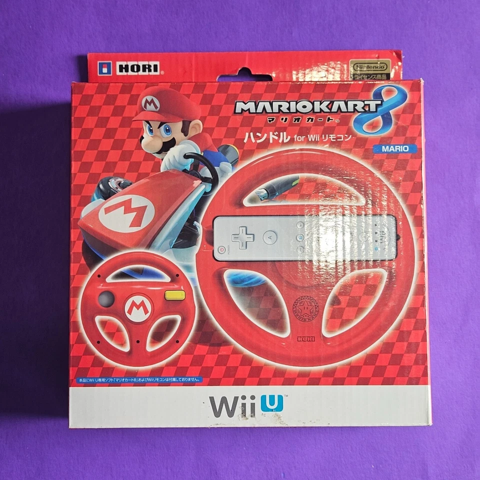 Hori Mario Kart Racing Volante Nintendo Wii Mando ROJO Foto 1 de 1