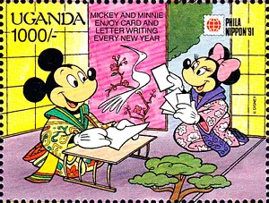 MNH Animación Disney Mickey Minnie Mouse Bonsai Árbol Año Nuevo Nochevieja / 81 - Imagen 1 de 1