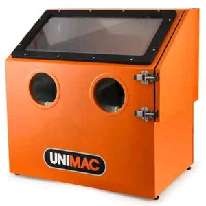 UNIMAC 110L Benchtop Sandblasting Cabinet, with Sandblast Gun Set with Hose - Picture 1 of 10