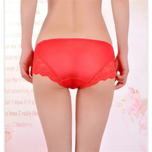 3 Pairs Top Nature Silk Women‘s Silk Low Waist Sexy Silk Panties Bottoms Briefs - Picture 1 of 17