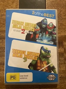 Teenage Mutant Ninjua Turtles 2 AND 3. 2 disc set DVD Region 4 - Picture 1 of 1