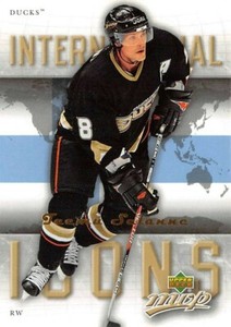2006-07 Upper Deck MVP International Icons #II1 Teemu Selanne