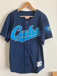 Mlb Complexcon Cubs Baseball Jersey Navy size M Takashi Murakami From japan used - Picture 1 of 9