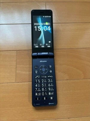 SHARP AQUOS SH-01J DOCOMO ANDROID Flip Phone Negro Keitai DESBLOQUEADO SIM Gr... - Imagen 1 de 4
