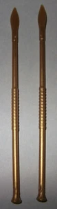 21542, 2x lanza, lanza, pie, mongol, oro - Imagen 1 de 1