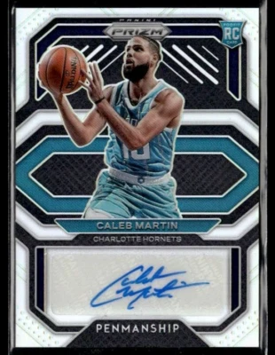 2020-21 Panini Prizm RC Penmanship Prizms Silver RPCMT Caleb Martin RC  BK01R02G - Image 1 of 2