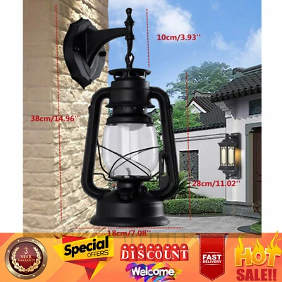 Lámpara de porche de aplique de pared/luz rústica antigua exterior Foto 1 de 4