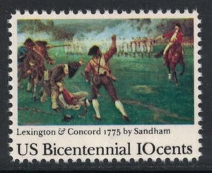 Scott 1563- Lexington & Concord, 200th Anniv MNH 10c 1975- unused US Stamp - Picture 1 of 1