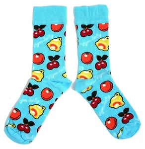 MENS BLUE FRUIT MACHINE VEGAS BABY SOCKS UK SIZE 6-11 / EUR 39-46 / USA 7-12 - Picture 1 of 3