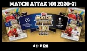 Topps Match Attax 101 2020-2021 2020/21 elige tus tarjetas 1-128 - Imagen 1 de 129