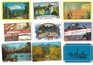 50 Western State - AZ, CA, CO, MT, NV, NM, UT, WY Einzel-/Tauschkarten - Bild 1 von 12