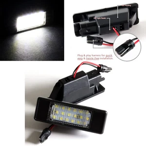 2x 18 SMD LED License Plate Lights For Infiniti Q50 Nissan Armada Juke Rogue - Picture 1 of 10