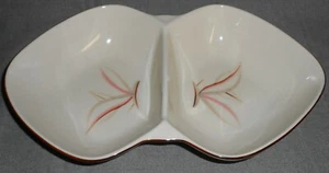 Winfield DRAGON FLOWER PATTERN Divided Vegetable Bowl MADE IN CALIFORNIA - Picture 1 of 5