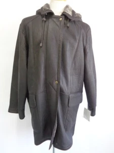 SHOWROOM NEW BROWN SHEARLING LAMB FUR JACKET COAT WOMEN WOMAN SIZE 8-10 medium - Picture 1 of 1