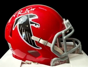 Michael Penix Jr. Signed Falcons Speed Mini Helmet (Beckett) - Picture 1 of 5