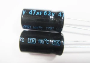 47uF 63V 105°C Esr = 0,93 Furniture Radial #3-944 - Picture 1 of 2
