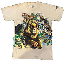 Vintage Rainforest Cafe Great Cats All Over Print Double Sided Small T-Shirt