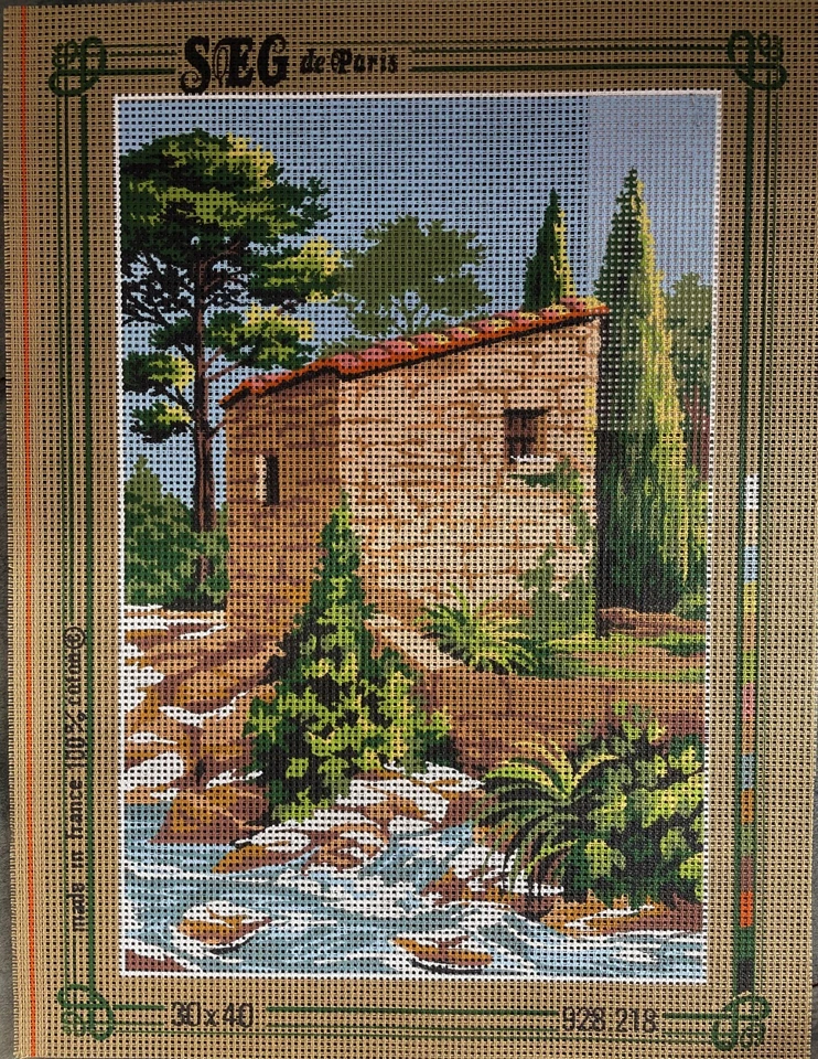 @@@@**SUPERBE CANEVAS NEUF DE SEG AVEC REF -  40X30CM ****@@@ - Photo 1/1