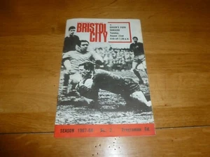 Programa BRISTOL CITY - Temporada 1967/1968 - No 2 - Fecha 22/08/1967 - QPR - Imagen 1 de 4