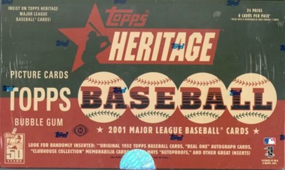 2001 Topps Heritage Baseball - Individual Base Cards - U PICK!!! - Image 1 of 1
